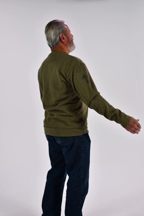 “Army Green” Sweat Shirt Back