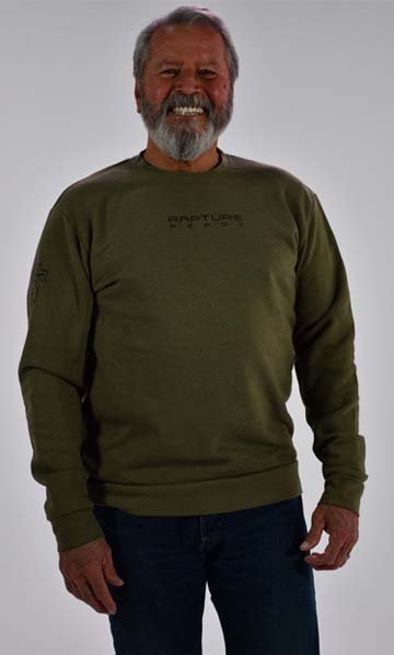 “Army Green” Sweat Shirt Front