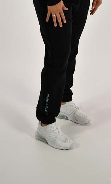 Baby Blue sweat pants Back