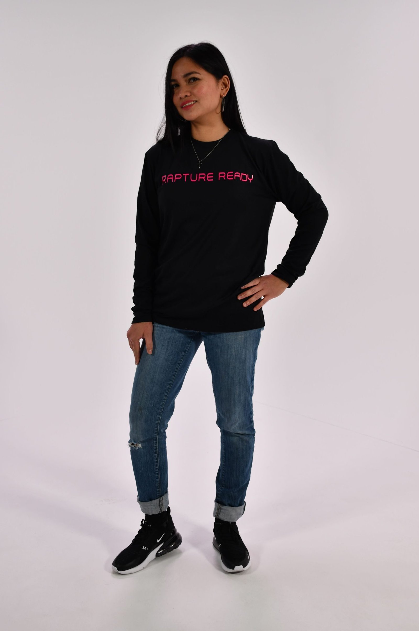 Classic “Hot Pink” long sleeve Front
