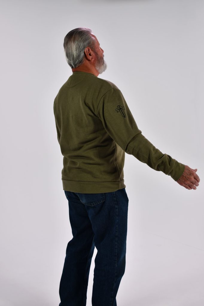 “Army Green” Sweat Shirt - Back