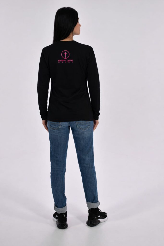 Classic “Hot Pink” long sleeve - Back