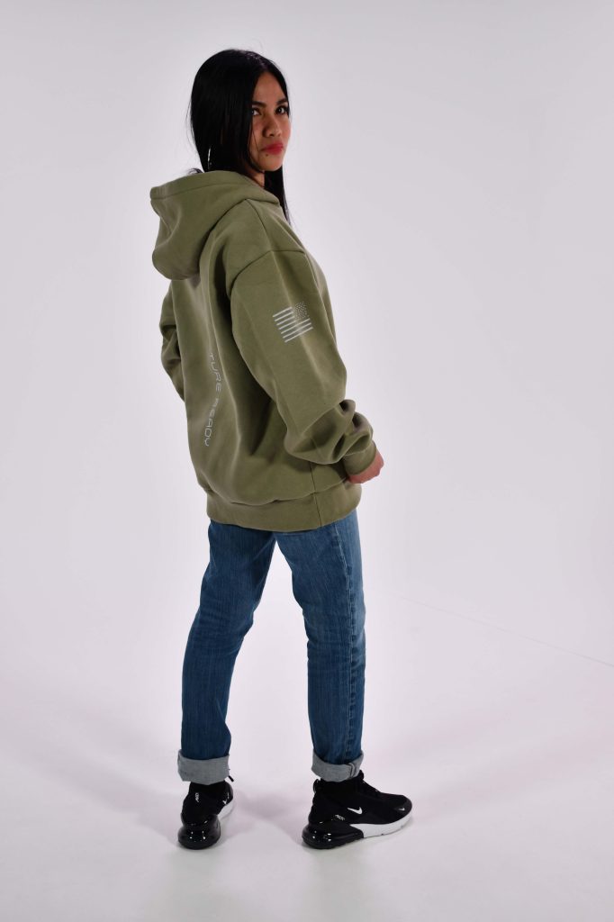 “Military” Reflective hoodie - Back